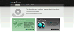 Desktop Screenshot of manege-fr.com
